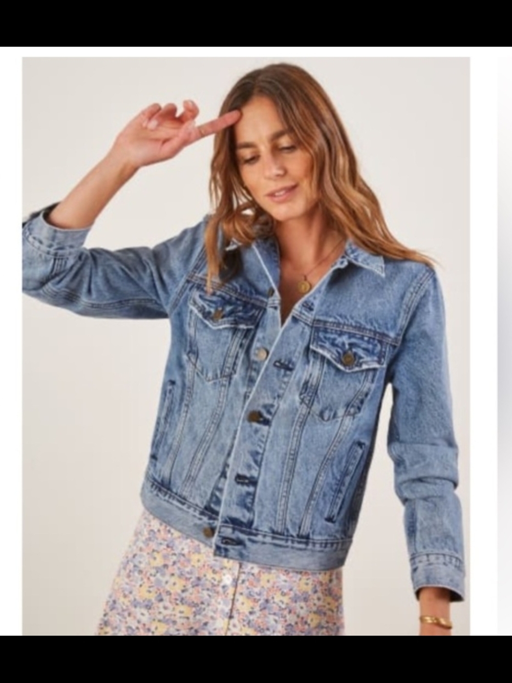 Reformation Jean Jacket Large L
